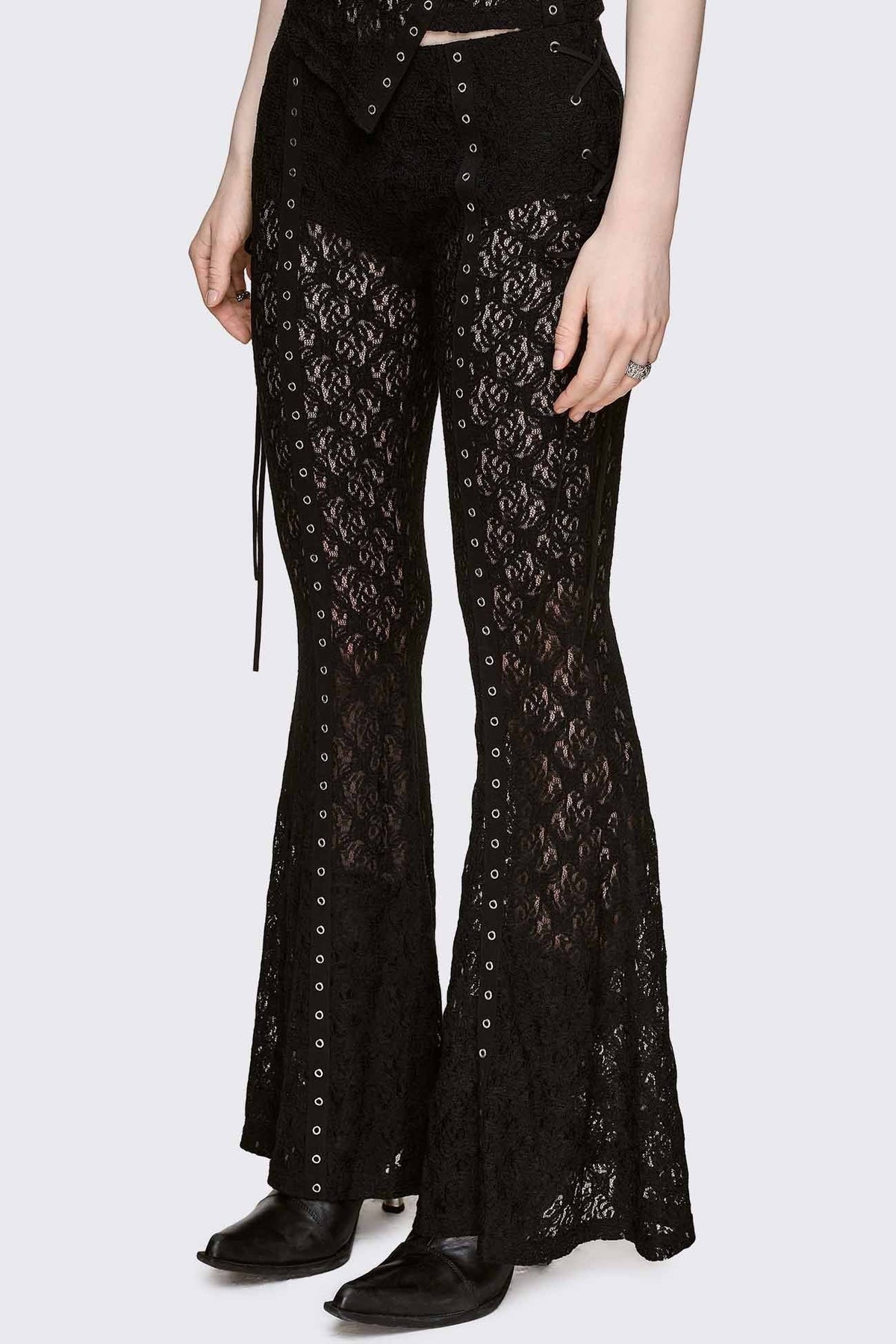 Moor Lace Flared Pants | Minga London Top Pick