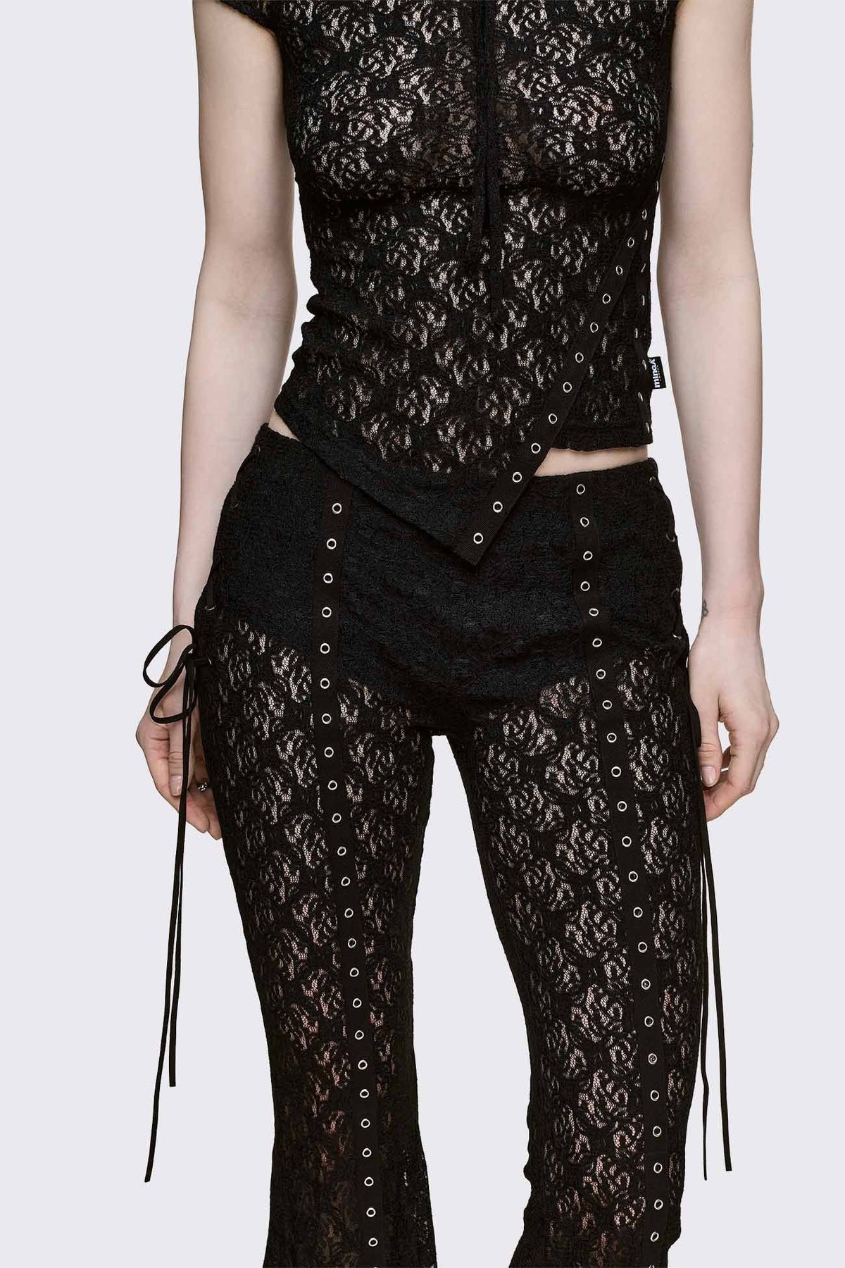 Moor Lace Flared Pants | Minga London Top Pick