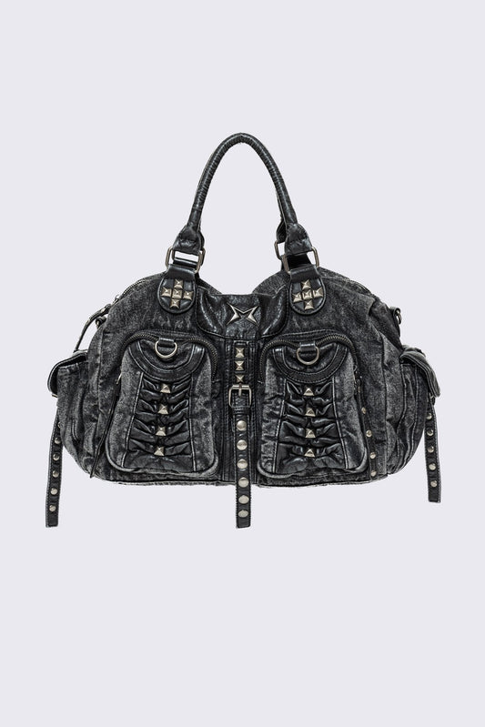 Vicious Denim Shoulder Bag | Minga London Hot Sale