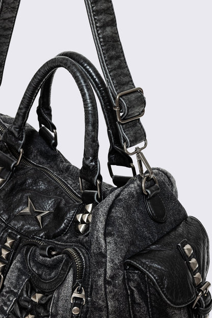 Vicious Denim Shoulder Bag | Minga London Hot Sale