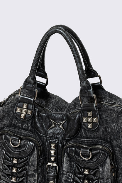Vicious Denim Shoulder Bag | Minga London Hot Sale