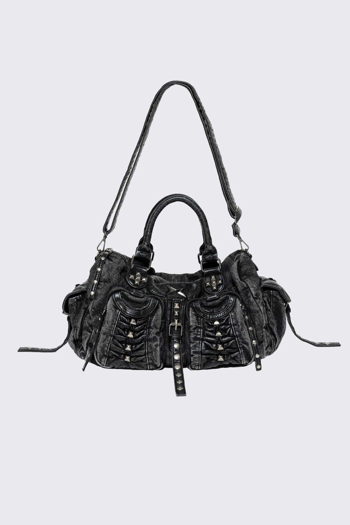 Vicious Denim Shoulder Bag | Minga London Hot Sale