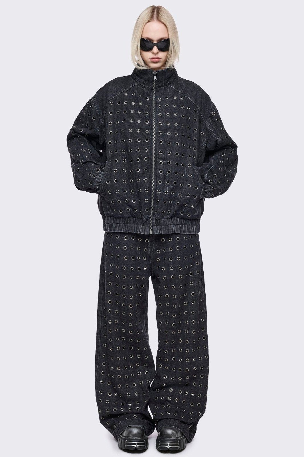 Rogue Denim Bomber Jacket | Minga London Exclusive