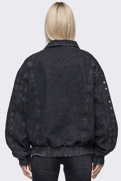 Rogue Denim Bomber Jacket | Minga London Exclusive