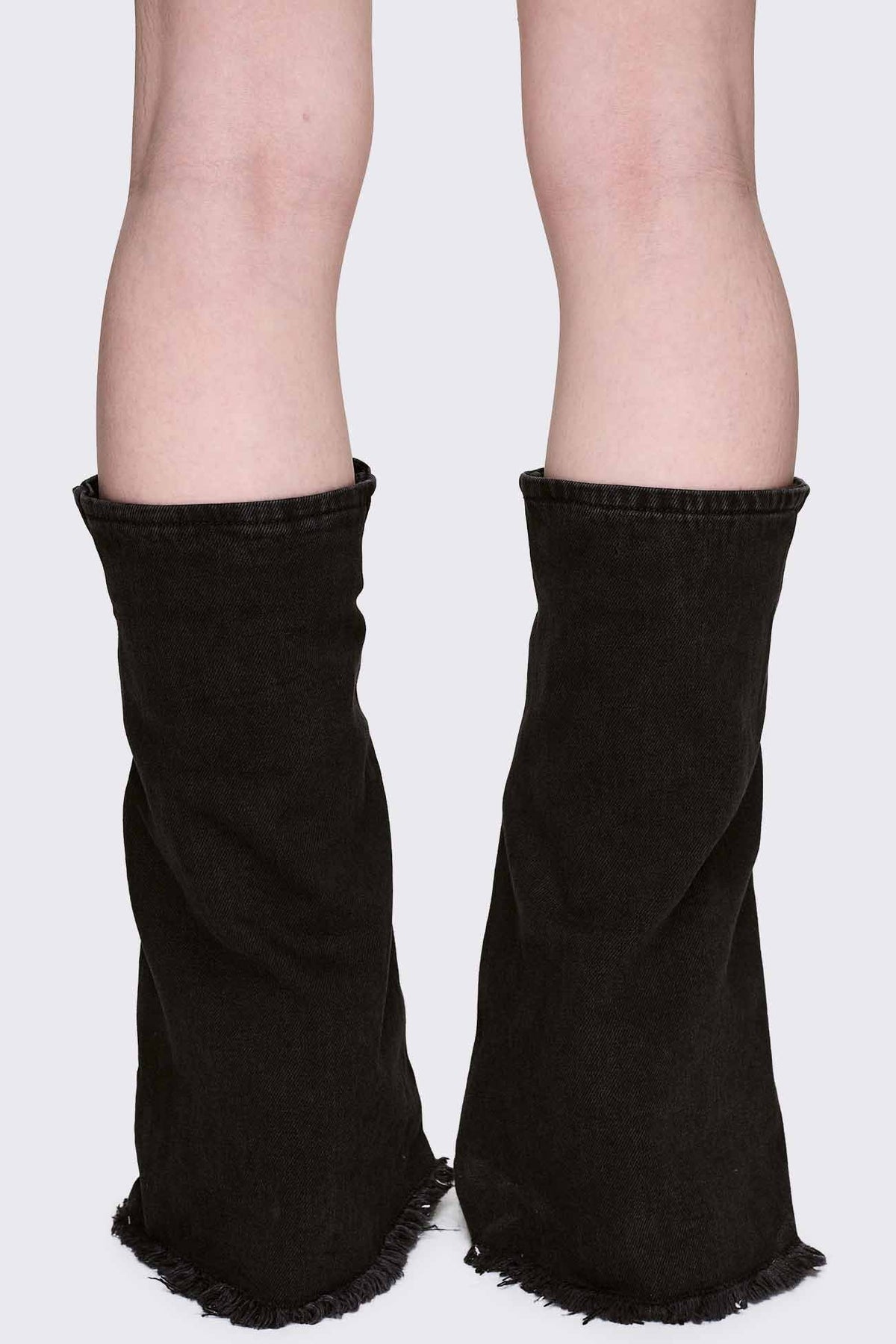 Bound Denim Leg Warmers | Minga London Best Seller