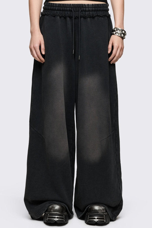 Blur Black Washed Sweatpants | Minga London Top Pick