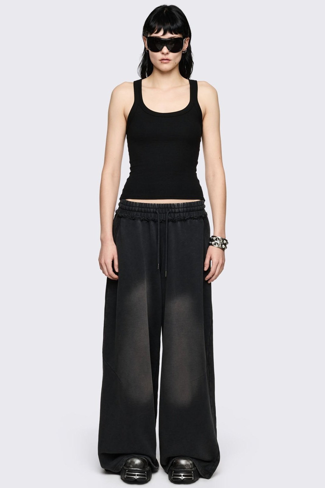 Blur Black Washed Sweatpants | Minga London Top Pick