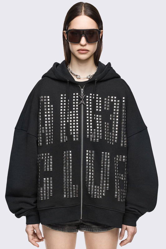 Angel Club Zip Up Hoodie | Minga London Customer Favorite