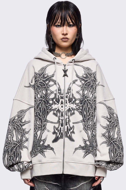 Zyre Zip Up Hoodie | Minga London Featured