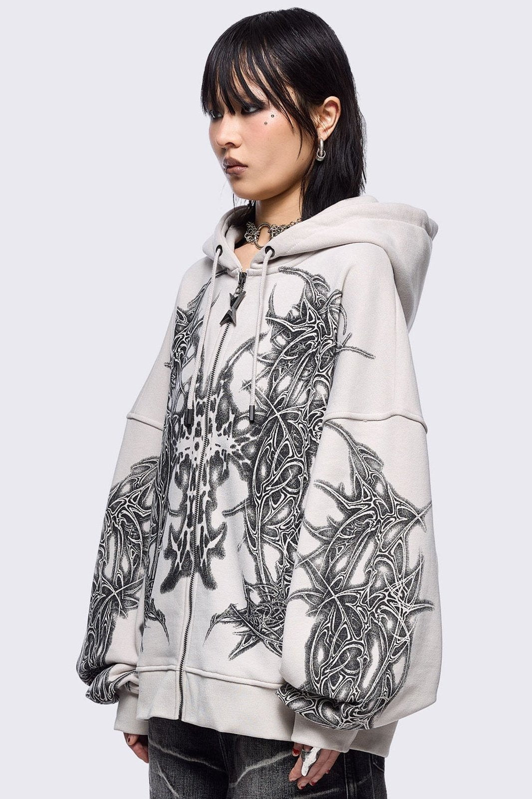 Zyre Zip Up Hoodie | Minga London Featured