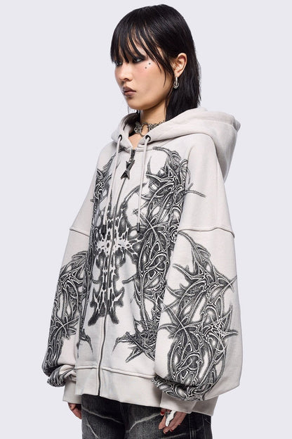 Zyre Zip Up Hoodie | Minga London Featured