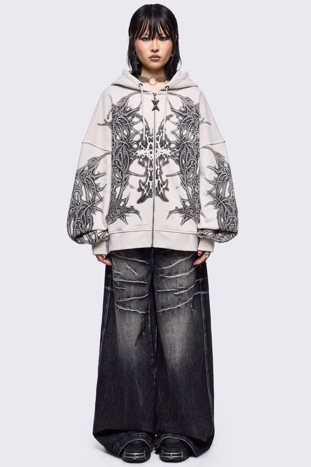 Zyre Zip Up Hoodie | Minga London Featured