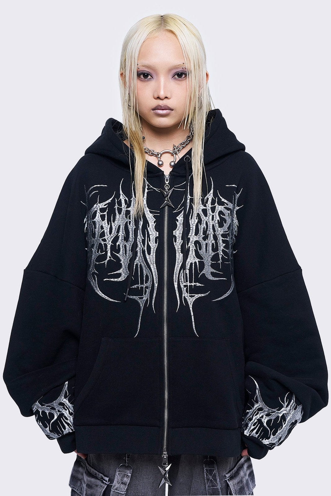 Venom Zip Up Hoodie | Minga London Essential
