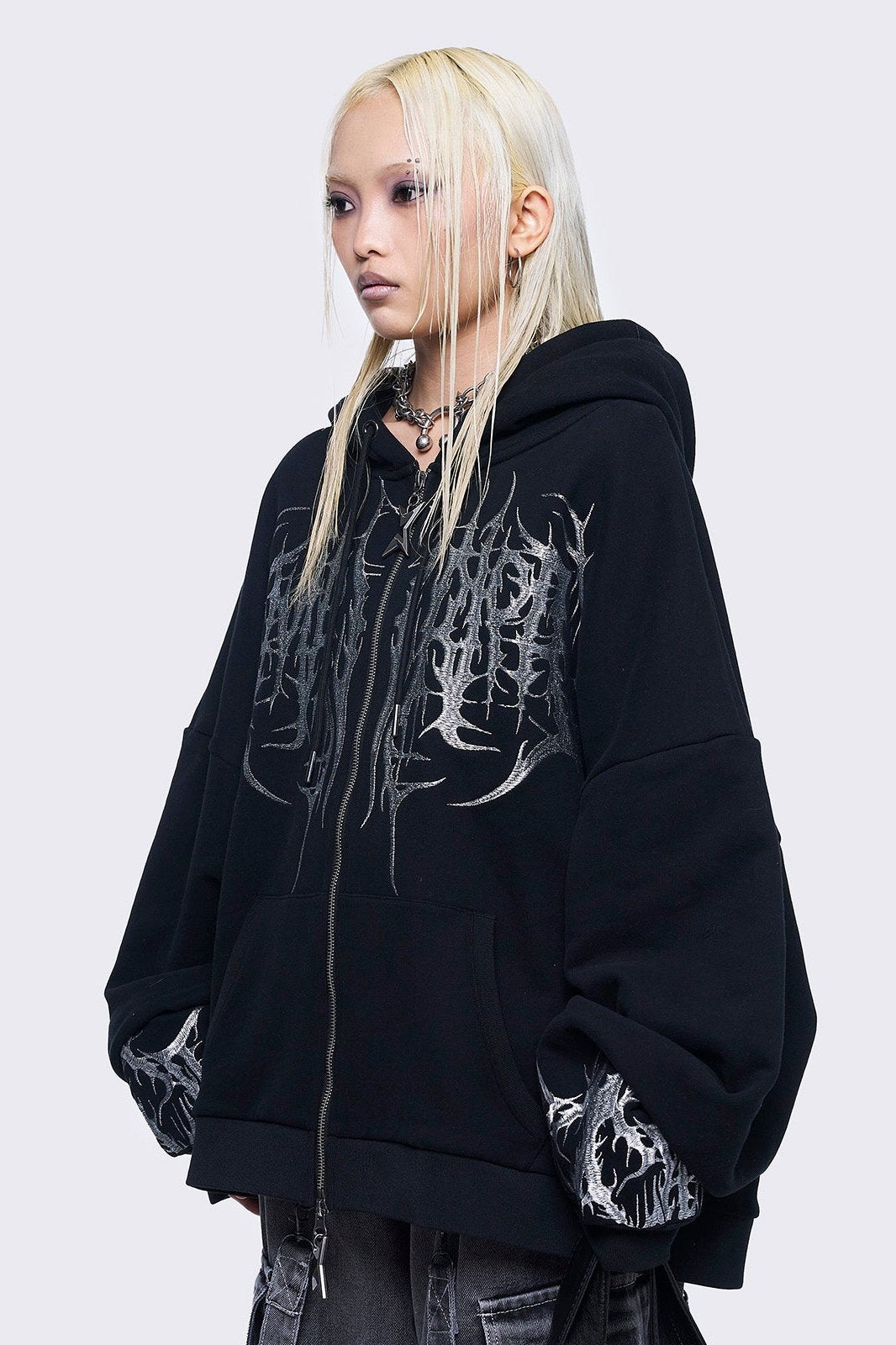 Venom Zip Up Hoodie | Minga London Essential