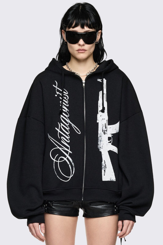Antagonist Zip Up Hoodie | Minga London Sale