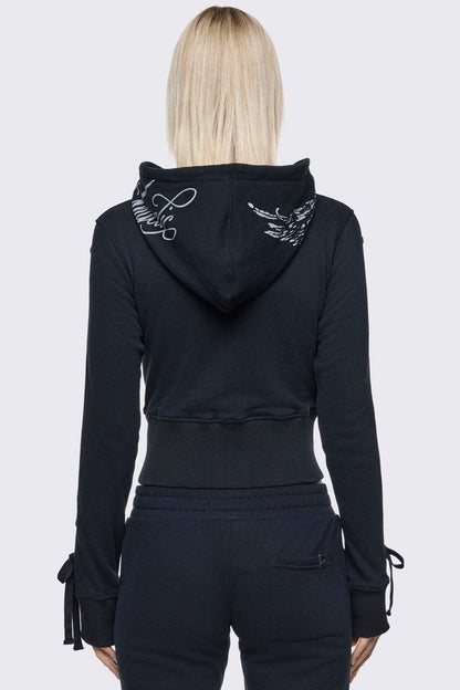Grave Zip Up Hoodie | Minga London Discount
