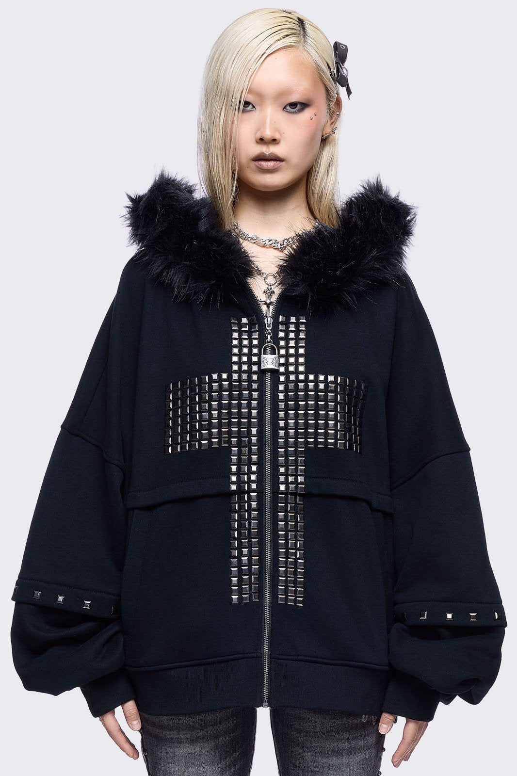 Pray 4 Me Zip Up Hoodie | Minga London Trusted