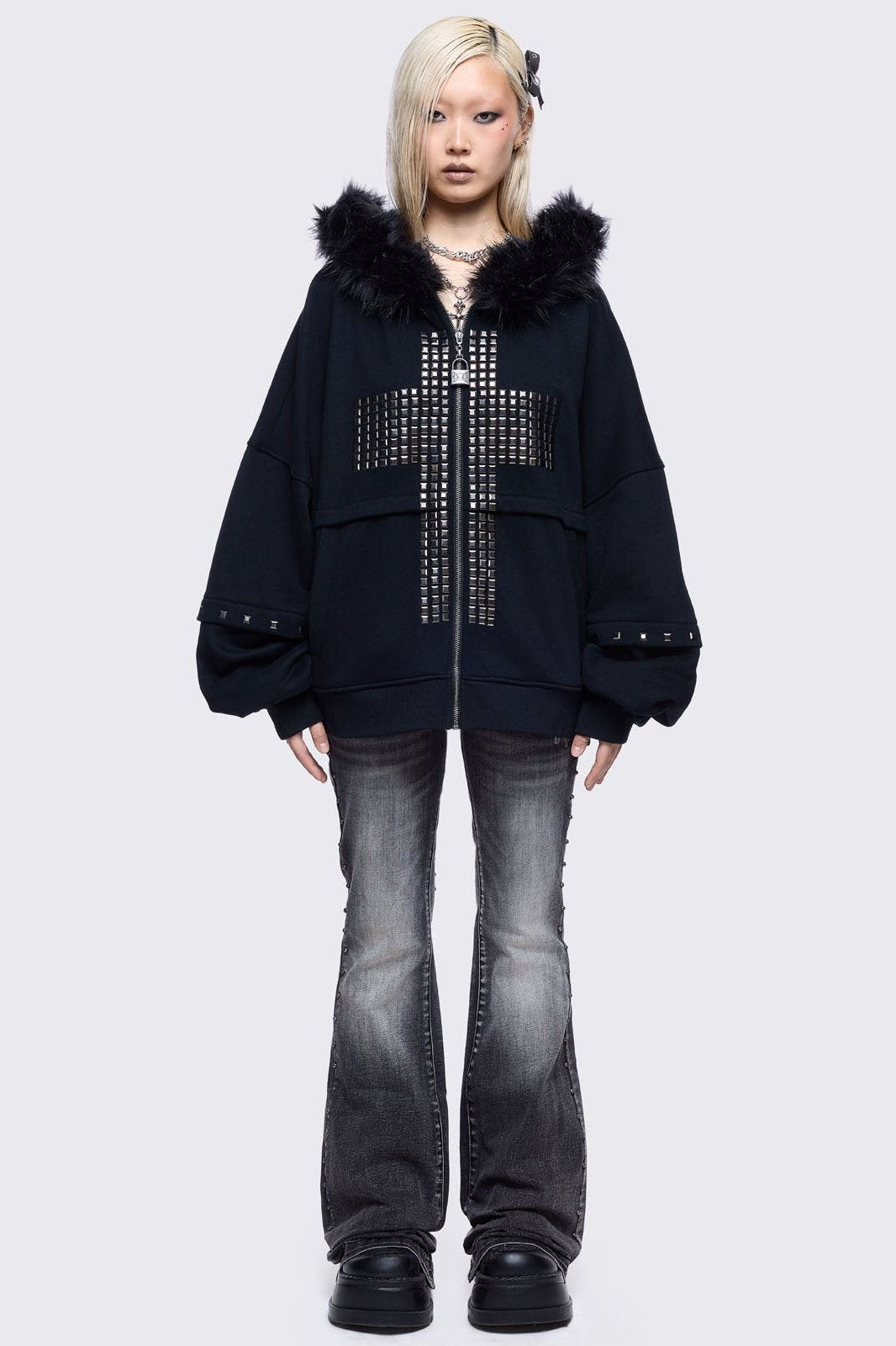 Pray 4 Me Zip Up Hoodie | Minga London Trusted