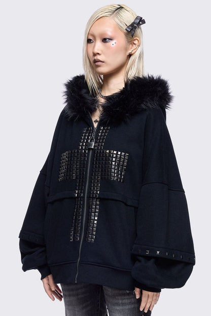 Pray 4 Me Zip Up Hoodie | Minga London Trusted