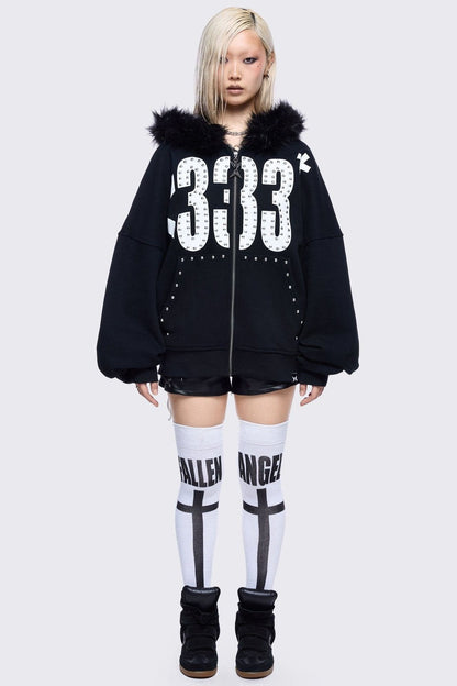 333 Zip Up Hoodie | Minga London Best Price