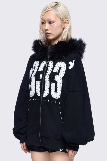 333 Zip Up Hoodie | Minga London Best Price