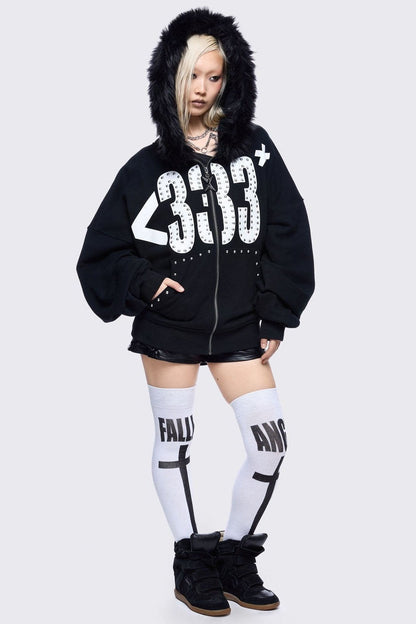 333 Zip Up Hoodie | Minga London Best Price
