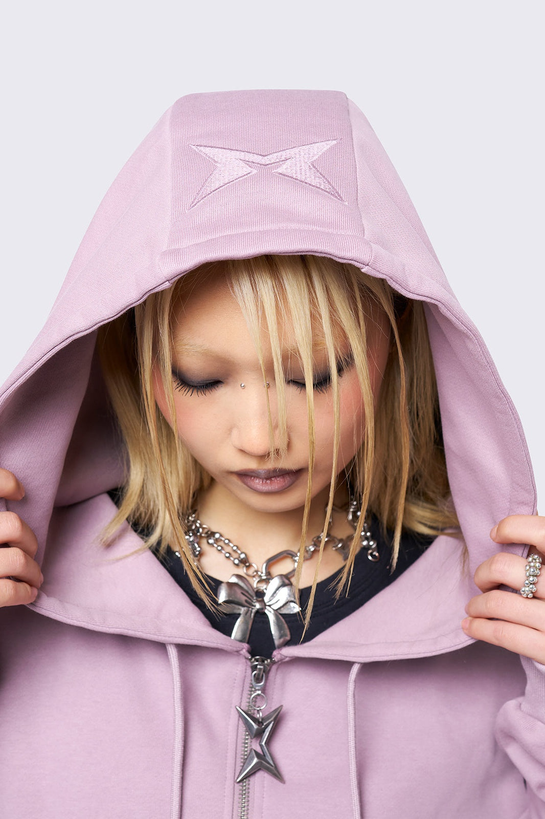 Mia Pink Zip Up Hoodie | Minga London Recommended