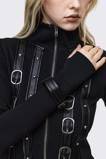 Resonance Funnel Neck Zip Up | Minga London Smart Buy