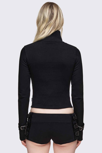 Resonance Funnel Neck Zip Up | Minga London Smart Buy