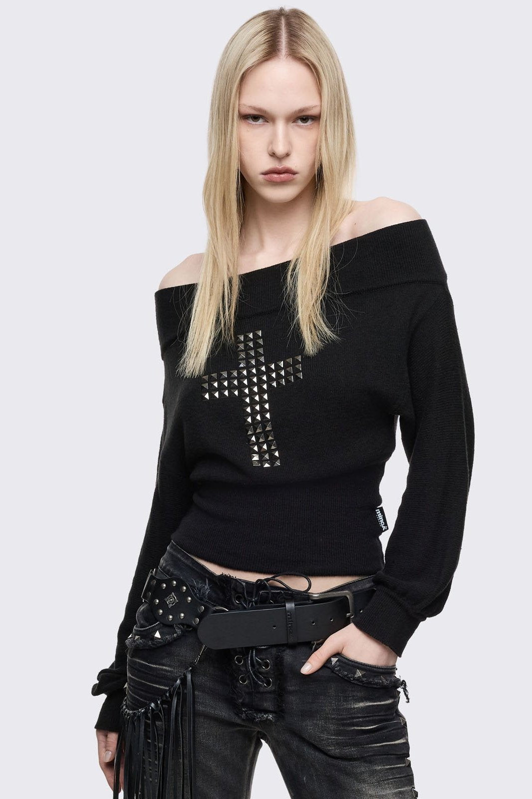 Grace Off-Shoulder Sweater | Minga London Smart Buy