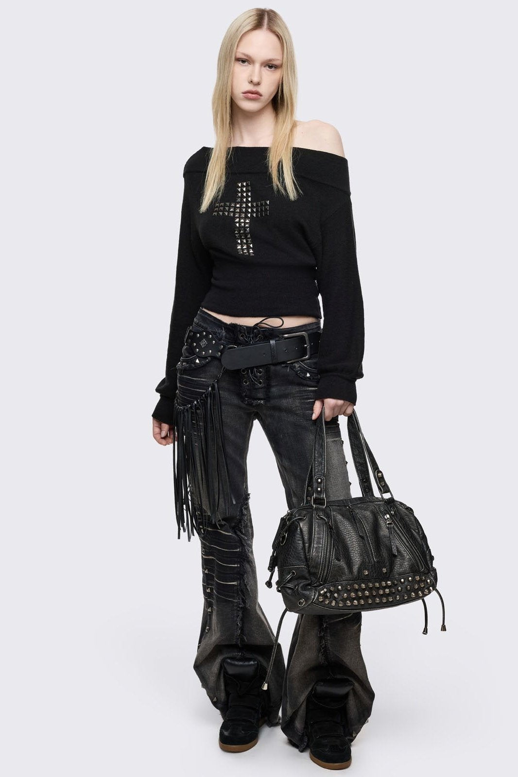 Grace Off-Shoulder Sweater | Minga London Smart Buy