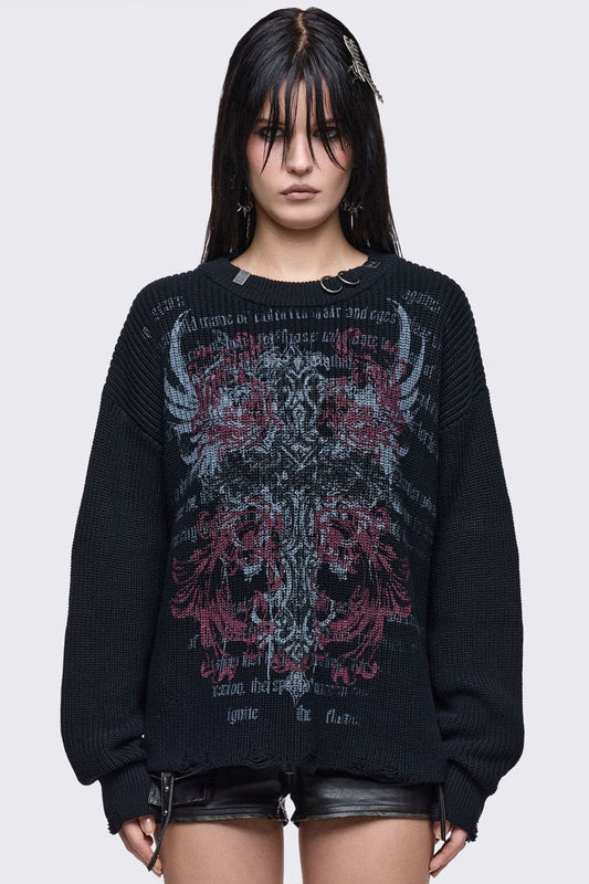 Gravewing Sweater | Minga London Exclusive
