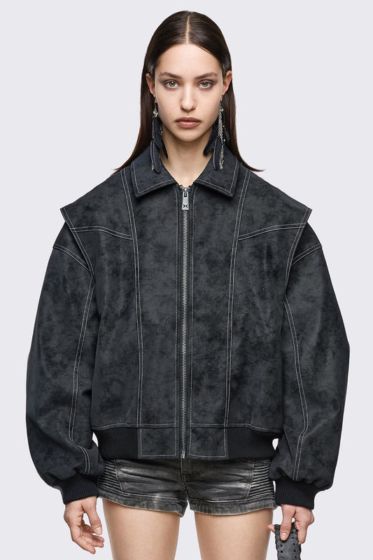 Static Bomber Jacket | Minga London Smart Buy