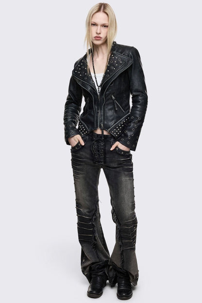 Courtney Biker Jacket | Minga London Smart Buy