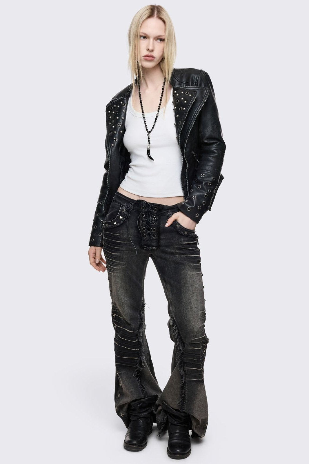 Courtney Biker Jacket | Minga London Smart Buy