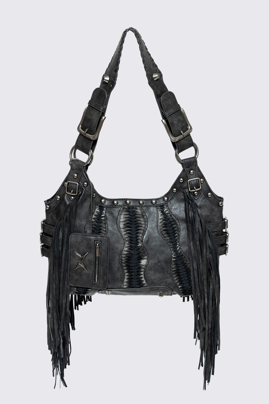 Suki Fringe Faux Shoulder Bag | Minga London New