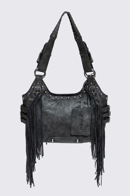 Suki Fringe Faux Shoulder Bag | Minga London New