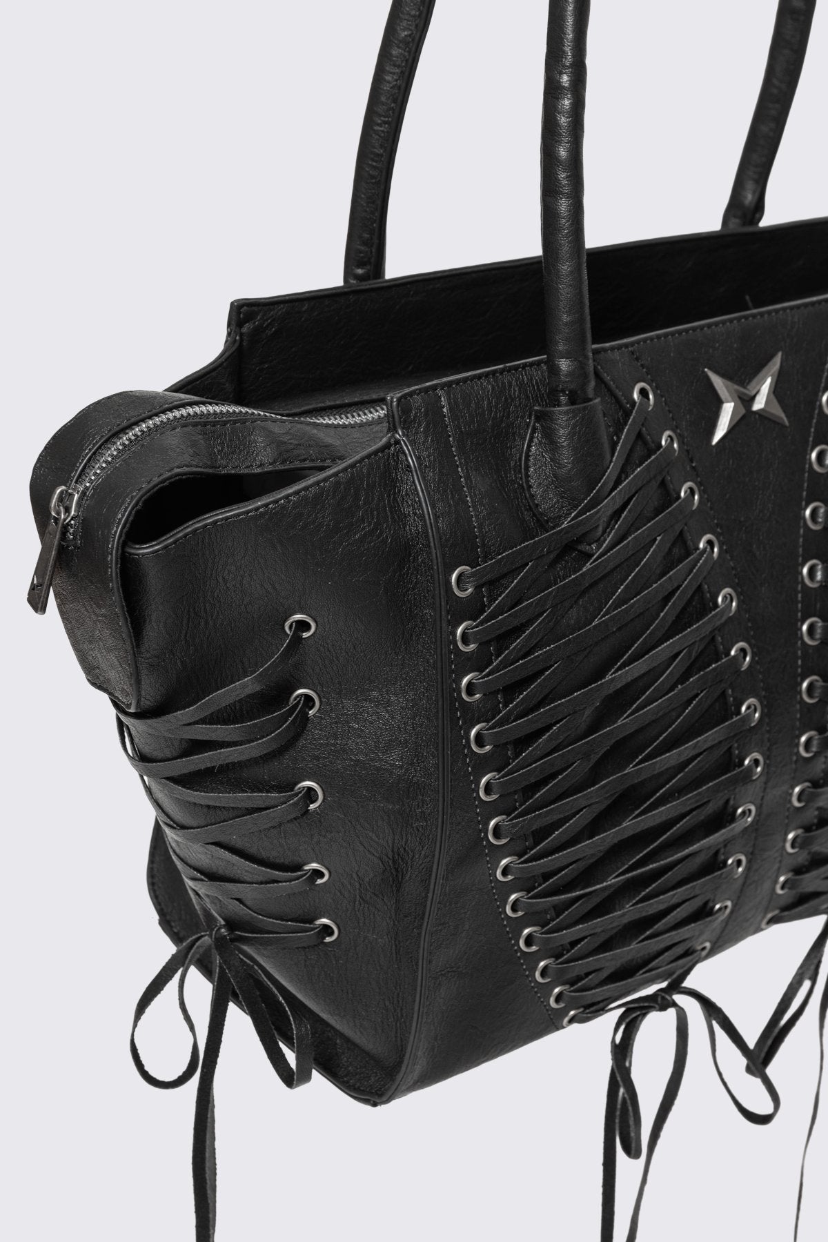 Avery Lace-Up Shoulder Bag | Minga London Deals