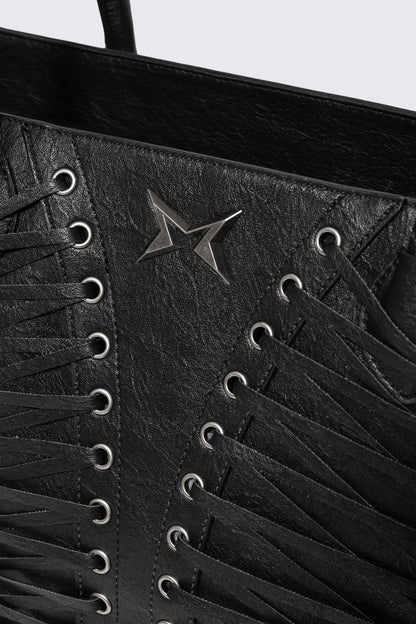 Avery Lace-Up Shoulder Bag | Minga London Deals