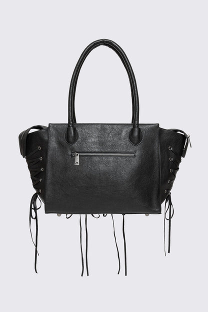 Avery Lace-Up Shoulder Bag | Minga London Deals