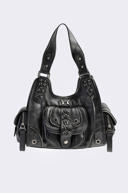 Jules Faux Leather Shoulder Bag | Minga London New