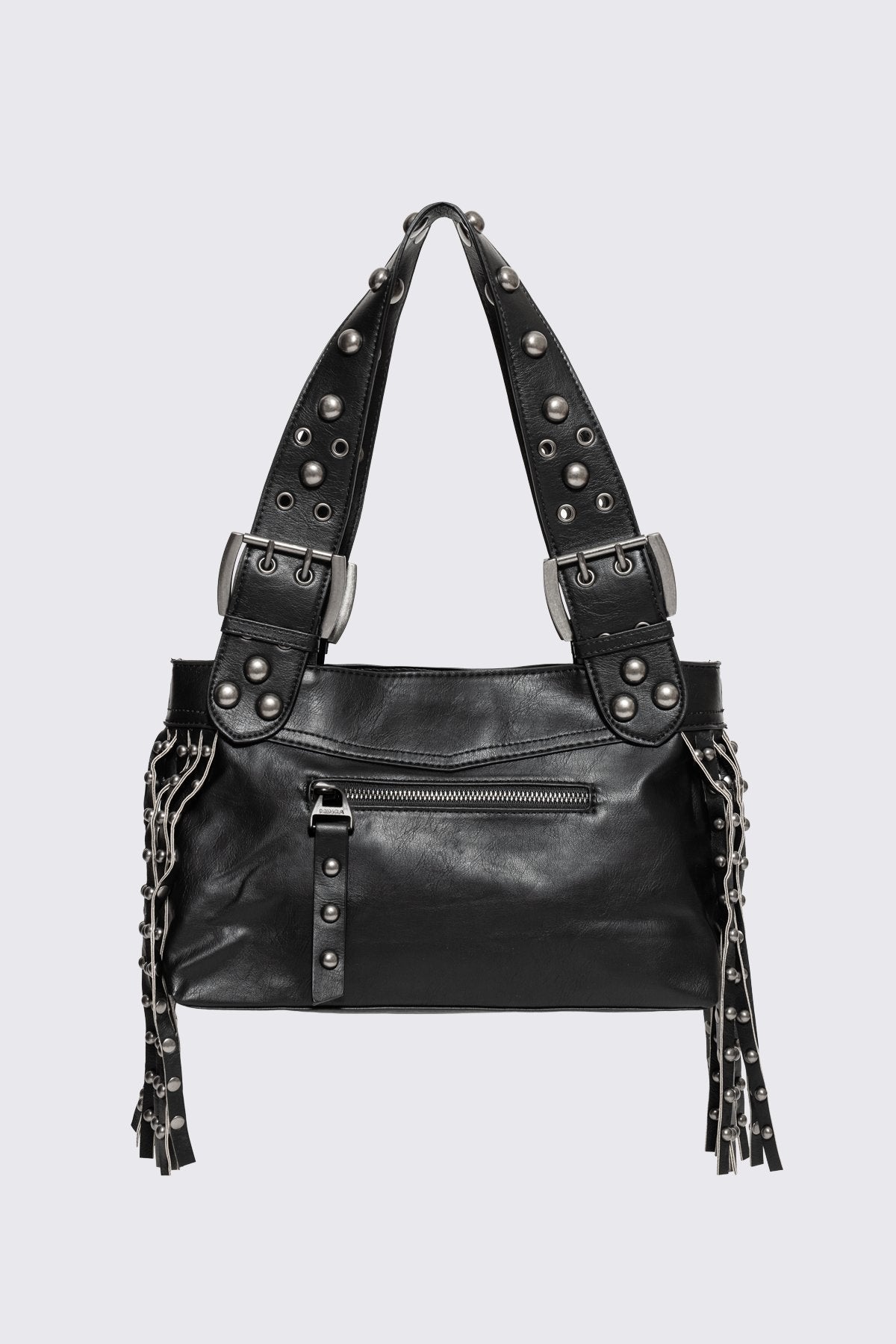 Fern Studded Fringe Shoulder Bag | Minga London Essential