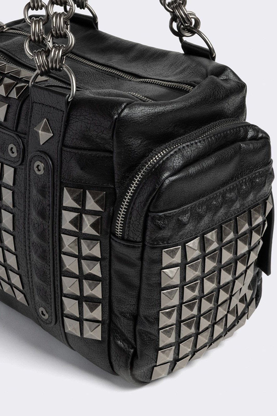Ruthless Studded Faux Leather Shoulder Bag | Minga London Deals