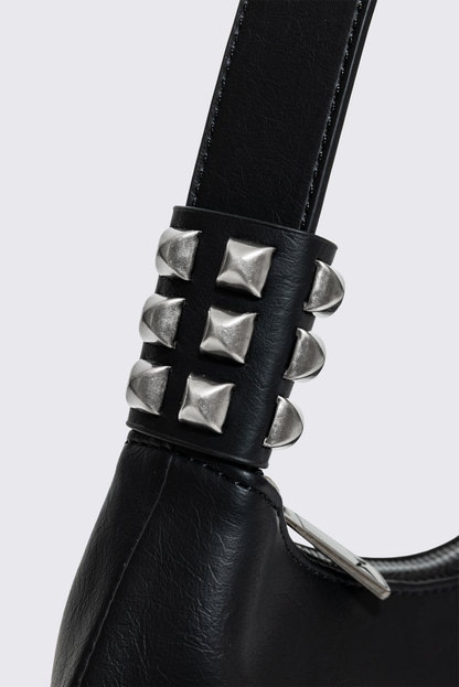 Sinner Graphic Faux Leather Shoulder Bag | Minga London New