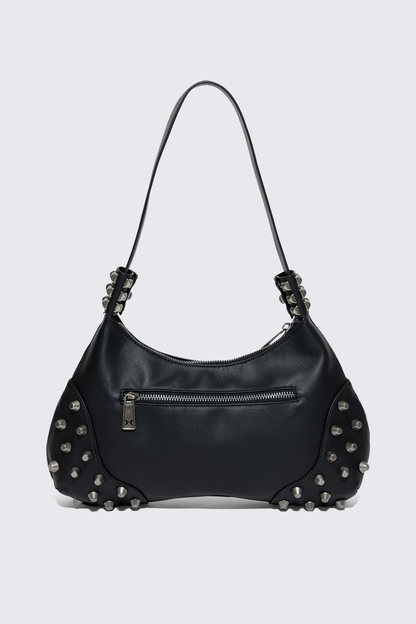 Sinner Graphic Faux Leather Shoulder Bag | Minga London New