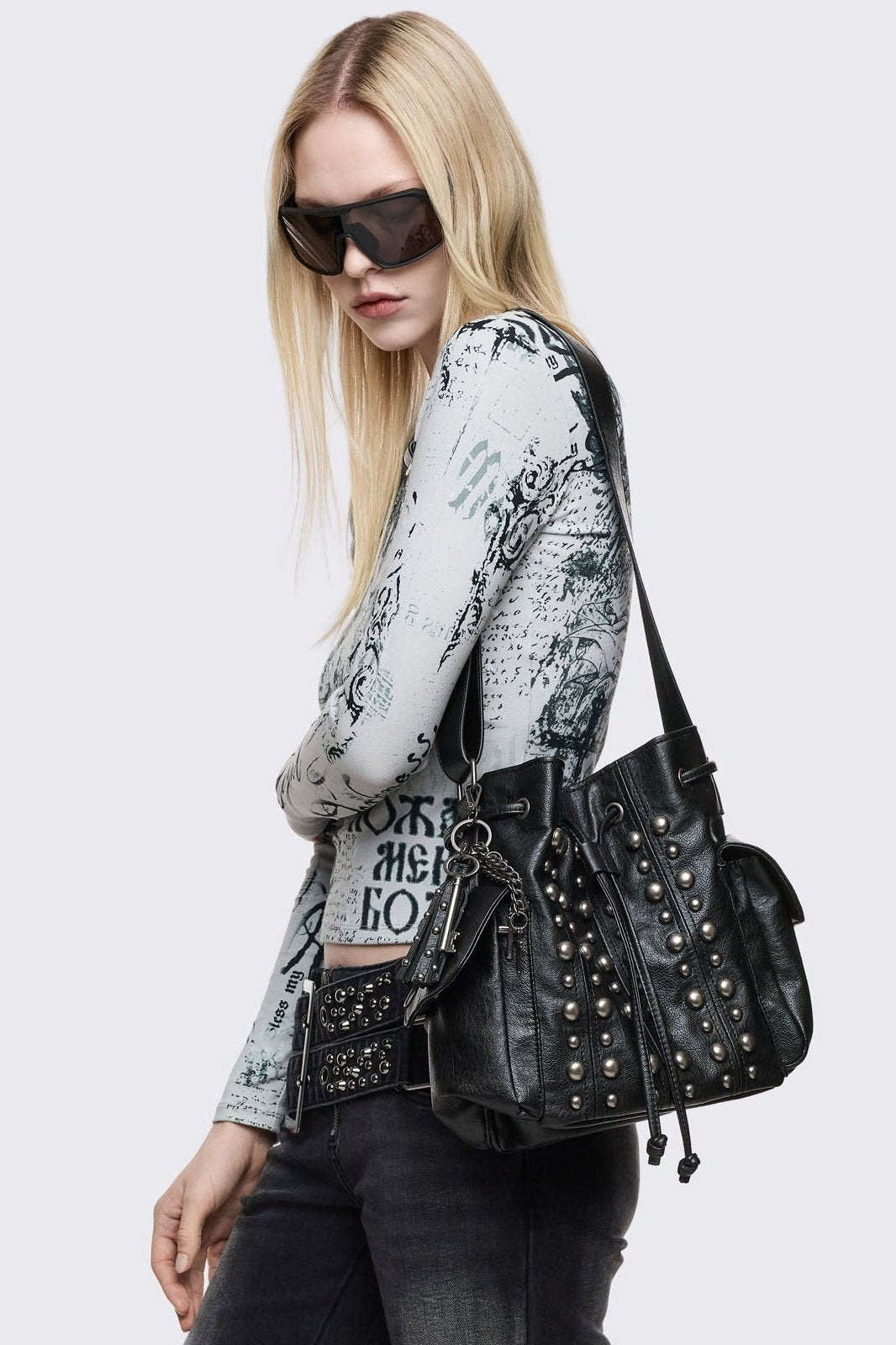 Kara Faux Leather Bucket Bag | Minga London Sale