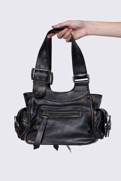 Jade Faux Leather Shoulder Bag | Minga London Best Price