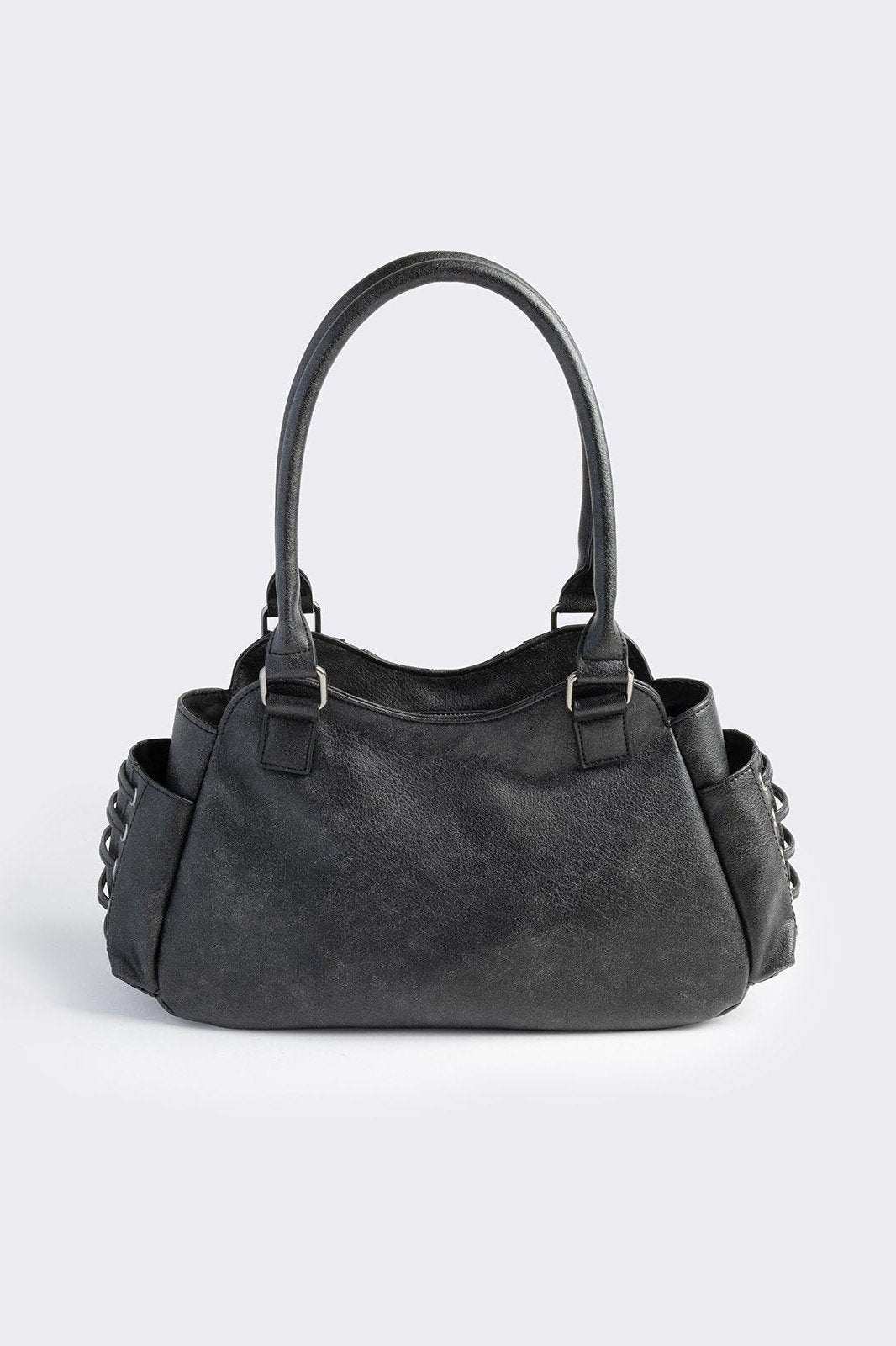 Rivet Faux Leather Shoulder Bag | Minga London Latest