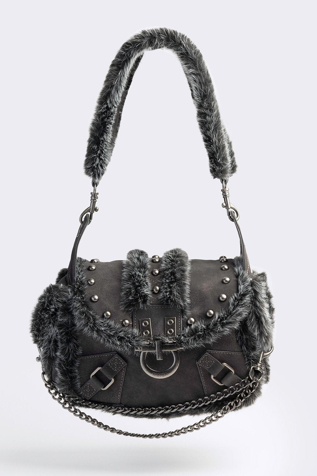Polly Faux Suede Shoulder Bag | Minga London Recommended