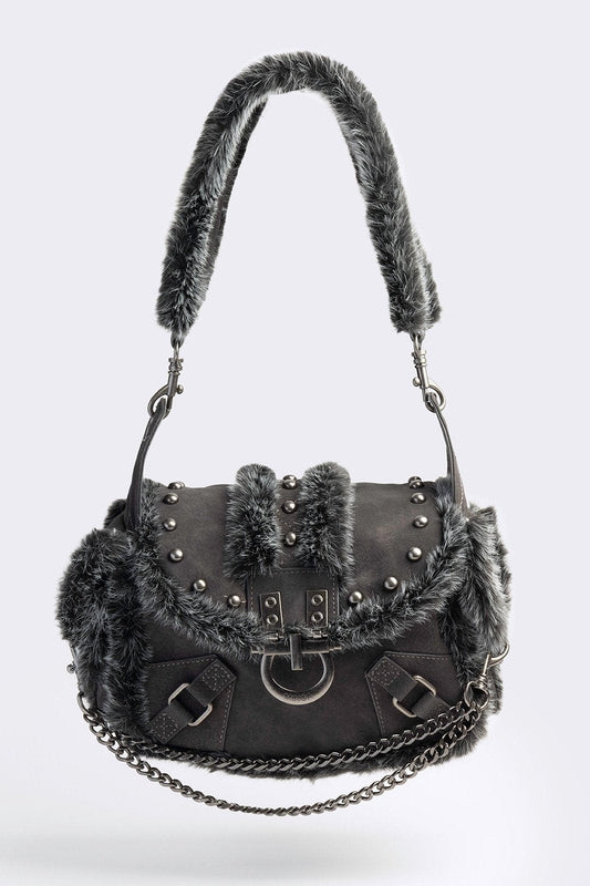 Polly Faux Suede Shoulder Bag | Minga London Recommended